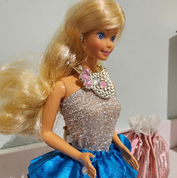 Barbie Jewel Secrets, 1985 y., Barbie Doll, Barbie Bag, 80s, Old Barbie, Mattel - Picture 7 of 12